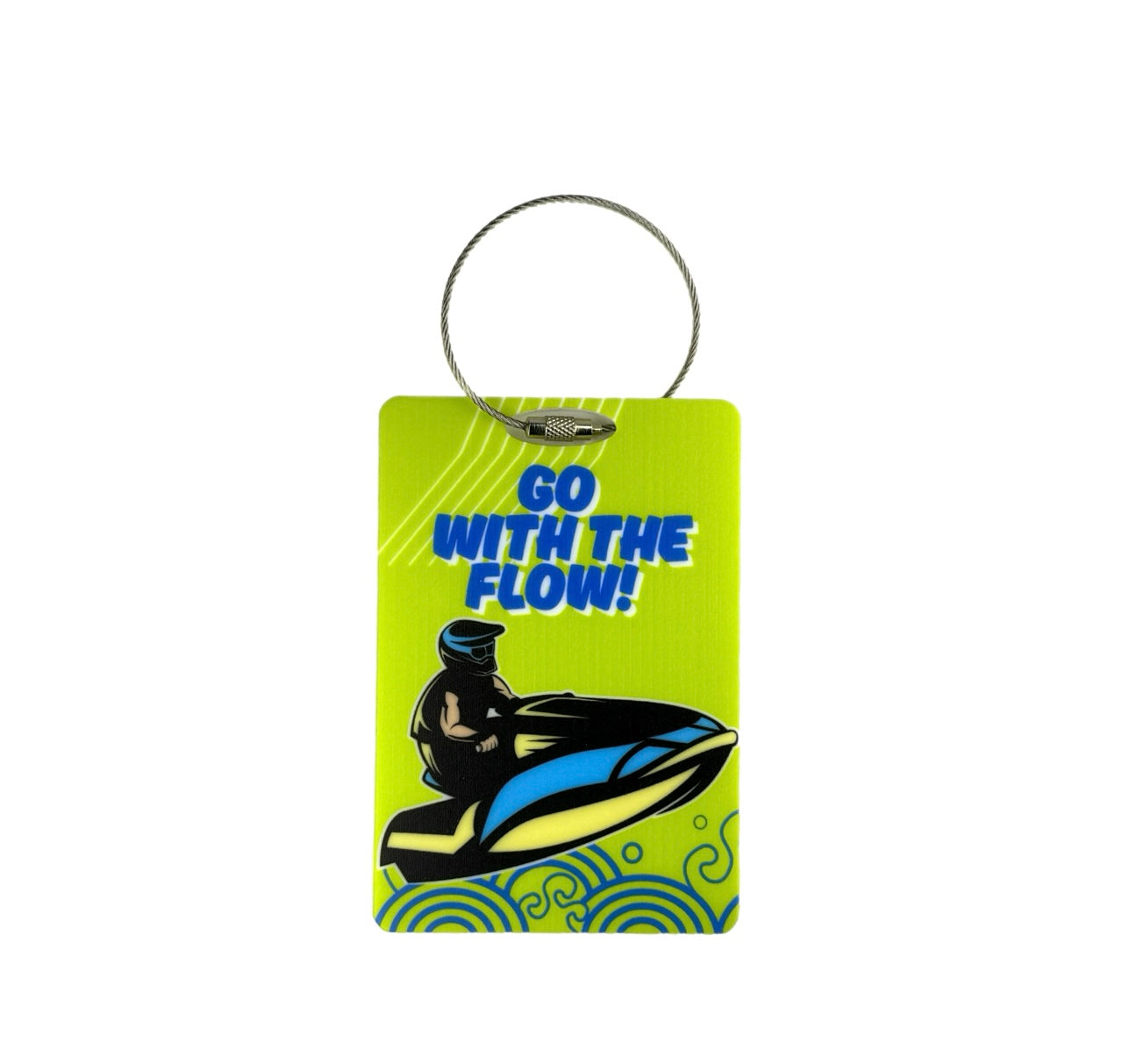 Luggage tag “ GO WITH THE FLOW "