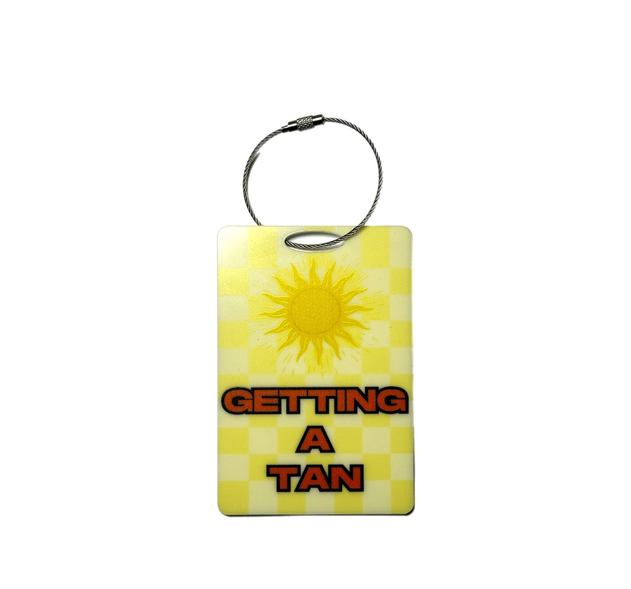 Luggage Tag “Getting a Tan"